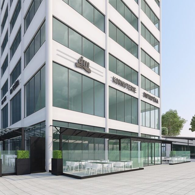 Rekonstrukce zahrádek Tom Restaurant, Budvarka, Delikana